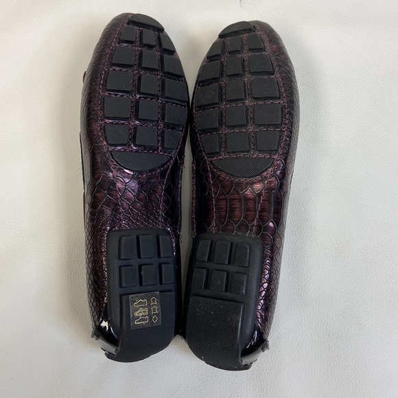 Mark Joseph New York, crocodile Loafer made in Brazil size 5 1/2 Merlot - Picture 6 of 10